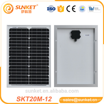 low price all size small mono 20w solar panel for led light